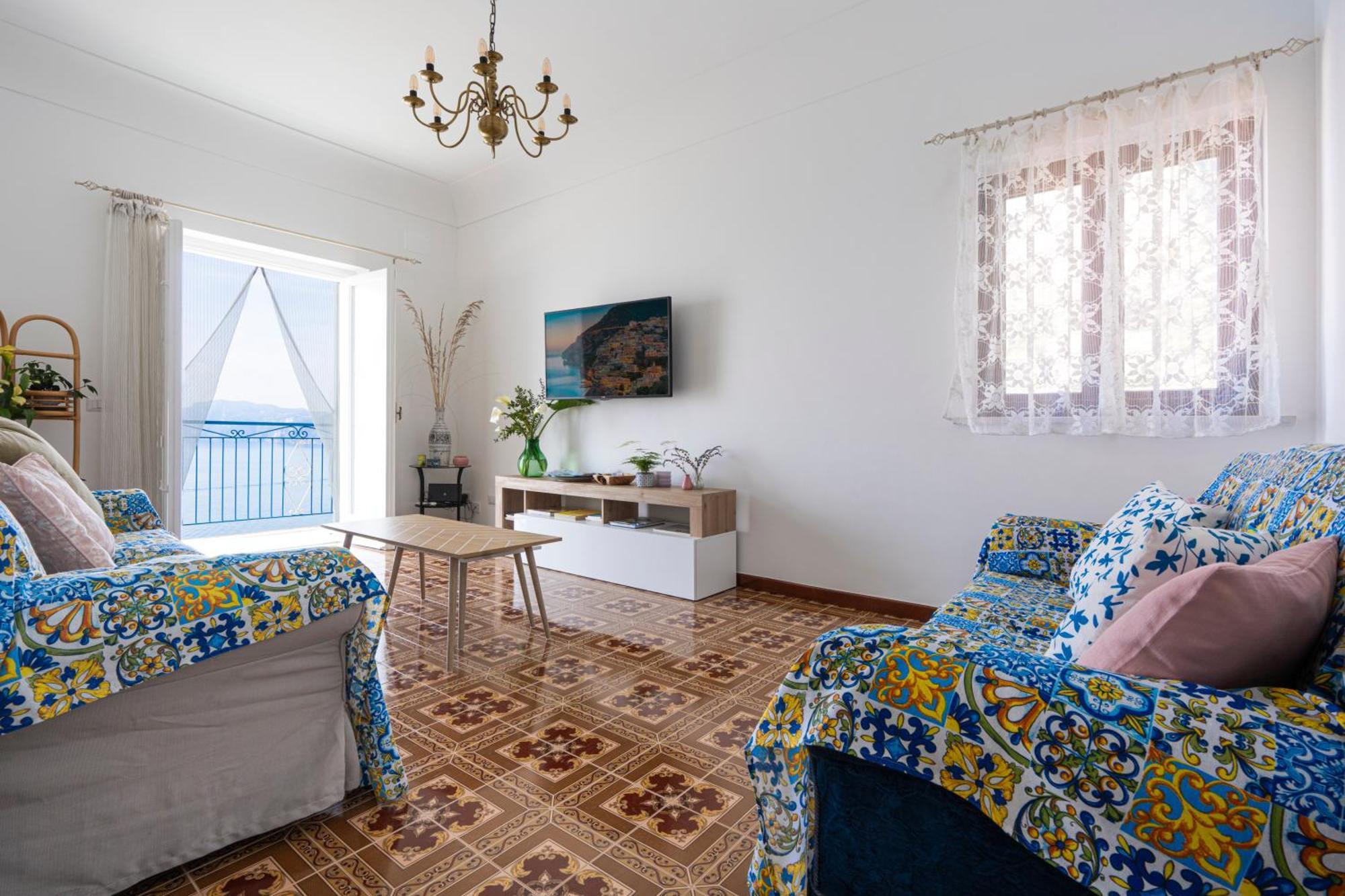 Mimi Junior Home, Central Sea View Apartment Praiano Esterno foto